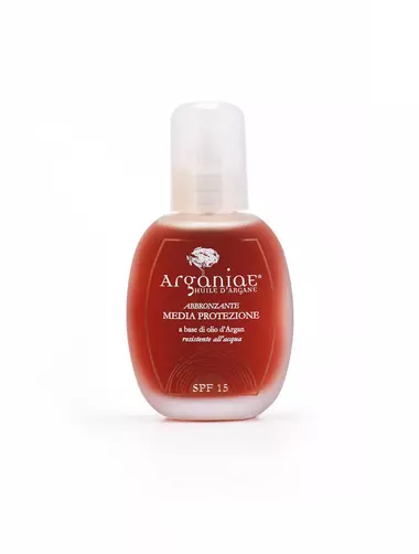 Ulei pentru bronzat cu protectie solara si ulei de argan SPF 15 100ml