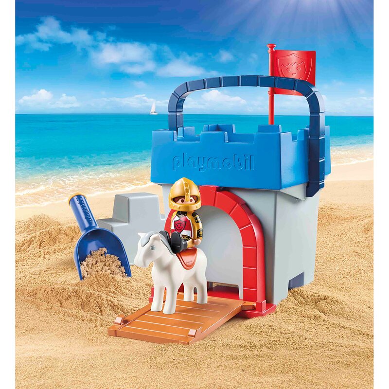 Playmobil - Jucarie pentru nisip Galetusa Castel cavaleri 1.2.3.