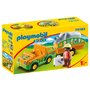 Playmobil - Masina Zoo cu rinocer - 1