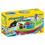 Playmobil - 1.2.3 Pescar Cu Barca - 1