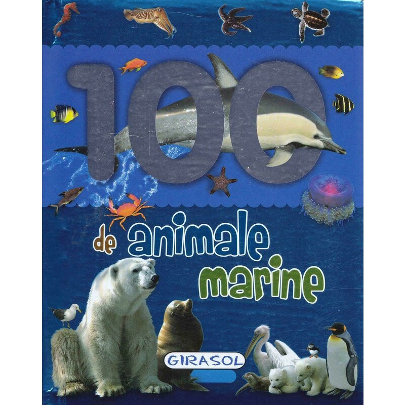 Carte educativa 100 de animale marine