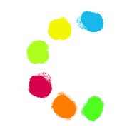 Djeco - 6 culori de pictat cu mana