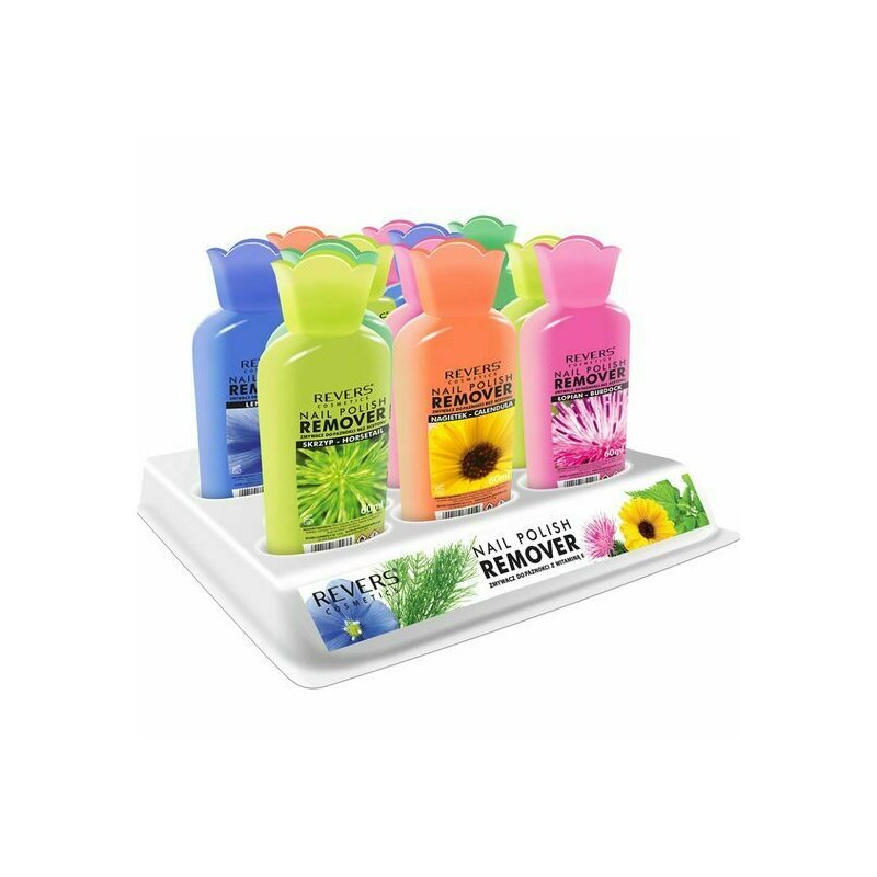 Acetona revers, 60ml, diverse arome, set mixt de 12 bucati