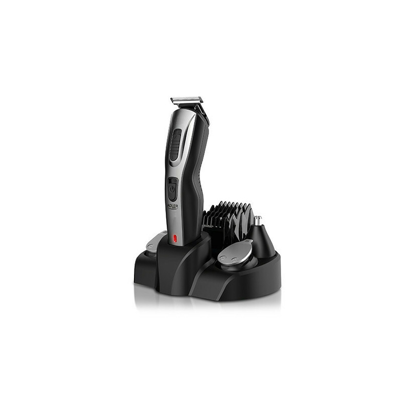Adler - Trimmer multifunctional 5 in 1, aparat de tuns, aranjat barba, Negru, AD-2924