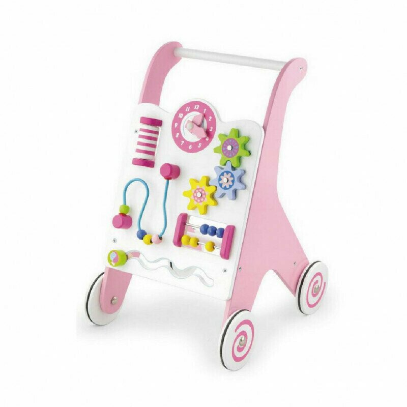Viga - antemergator roz cu activitati tip montessori,