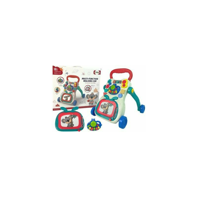 Antepremergator multifunctional pentru bebe, cu centru de activitati, multicolor, 12073