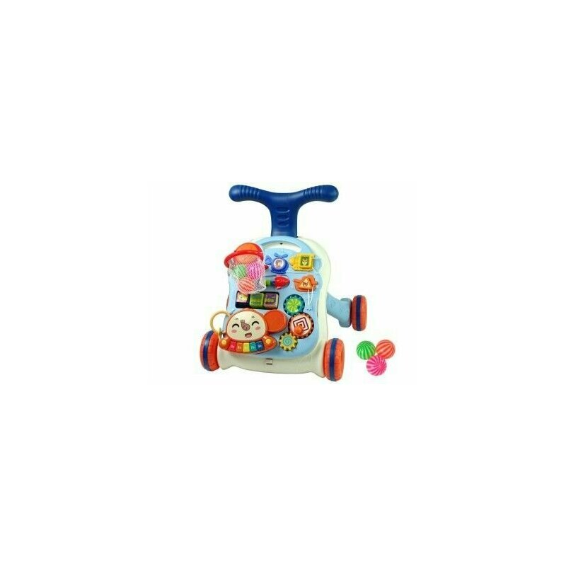 Leantoys - Antepremergator multifunctional pentru bebe, cu centru de activitati, multicolor, , 9481