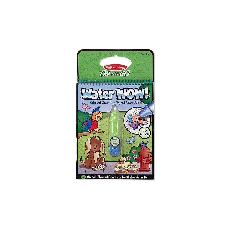 Melissa & doug - melissa and doug apa magica carnet de colorat animale