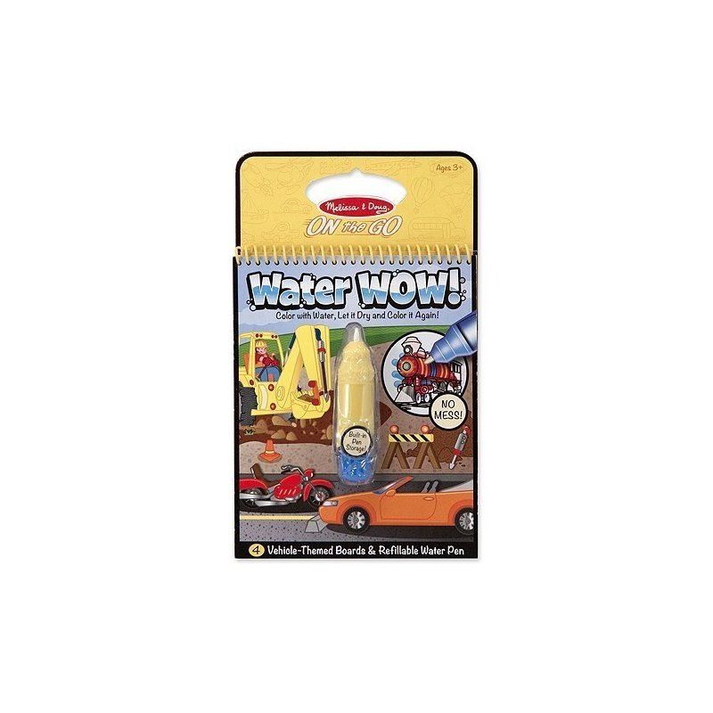Melissa & doug - melissa and doug apa magica carnet de colorat vehicule