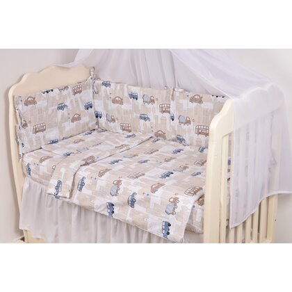 Confort Family - Aparatoare laterala pat , Masinute,  2 cm grosime, 180x33 cm