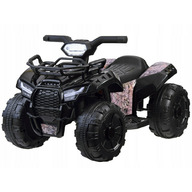 ATV electric cu telecomanda pentru copii, baterii 12V/ 4,5 Ah, Negru