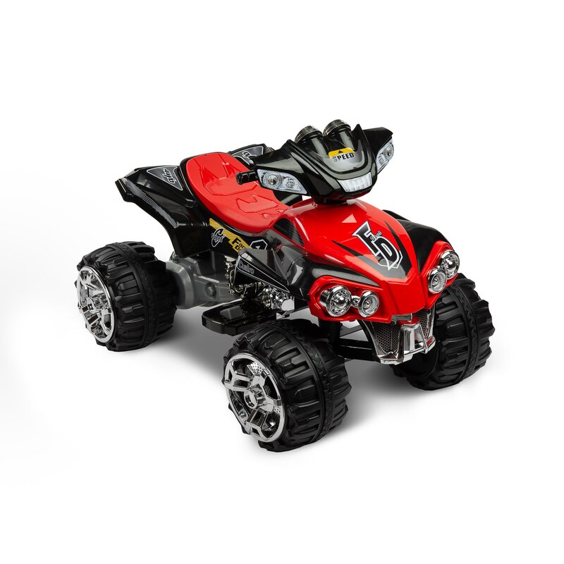 Toyz - atv electric pentru copii cuatro 12v negru