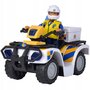 Simba - ATV Police Cu accesorii, Cu figurina Malcolm Pompierul Sam - 1
