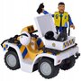 Simba - ATV Police Cu accesorii, Cu figurina Malcolm Pompierul Sam - 2