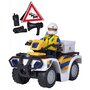 Simba - ATV Police Cu accesorii, Cu figurina Malcolm Pompierul Sam - 4