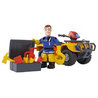Simba - ATV  Fireman Sam, Sam Mercury Quad cu figurina Sam si accesorii