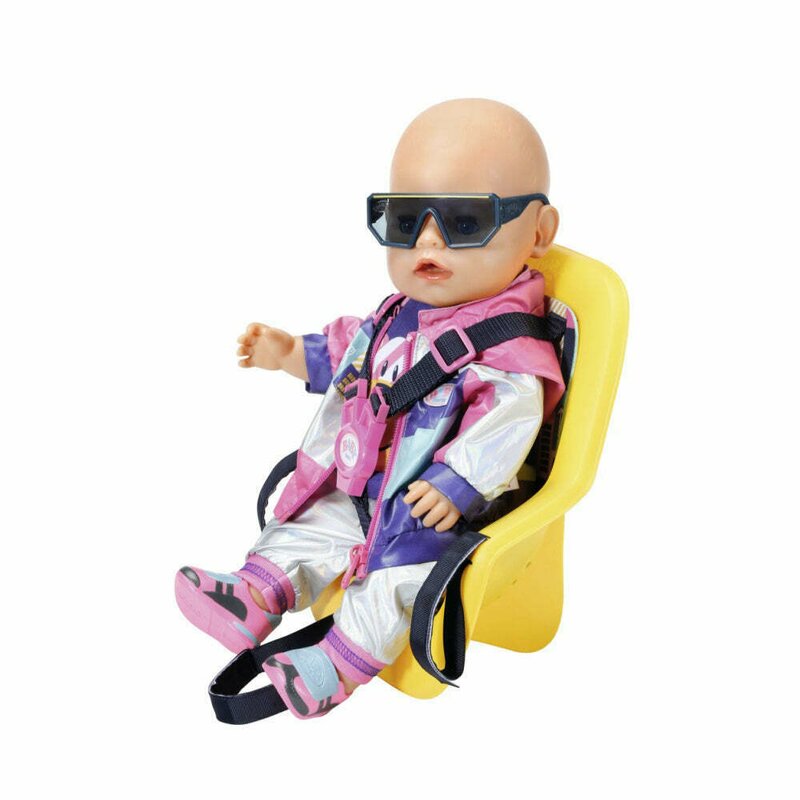 Zapf creation - baby born - scaunel de bicicleta 43 cm