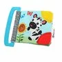 Jucarie dentitie, Baby Einstein, In forma de carte Cu maner, Cu texturi si culori, Maner din plastic, Fara BPA, 0 luni+, Multicolor - 1