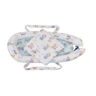 Somnart - Baby Nest : Cosulet bebelusi + Salteluta 42x84x2 cm + Paturica 70x70 cm model Ursuleti