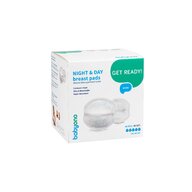 BabyOno - Tampoane san noapte si zi 40 bucati /cutie, Anatomice, Strat exterior impermeabil, Alb