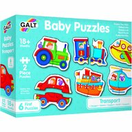 Galt - Baby puzzles Set de 6 puzzle-uri Transport 2 piese