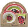BabyGo - Set alimentatie Bamboo Ladybug 5 piese - 2