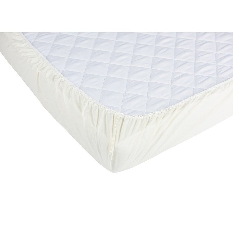 BabyNeeds - Cearceaf cu elastic 120x60 cm, Crem