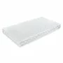 Saltea patut bebe, Babyneeds, Cocos Confort II, Cu husa detasabila, Antialergica, Cu fibre de cocos si strat de burete, 120x60x12 cm, 0 luni+, Alb - 2