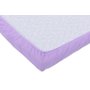 BabyNeeds - Set 3 cearceafuri cu elastic 120x60 cm, Lila+Alb+Bleu - 2