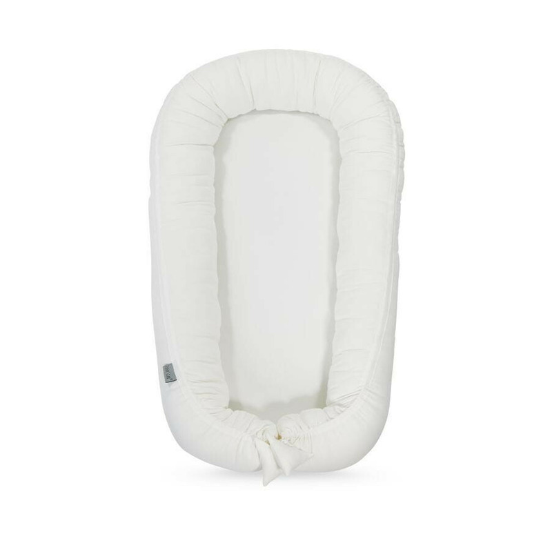 Babynest pentru copii, 80 x 50 cm, ajustabil, portabil, reductor patut, tiny star, creme