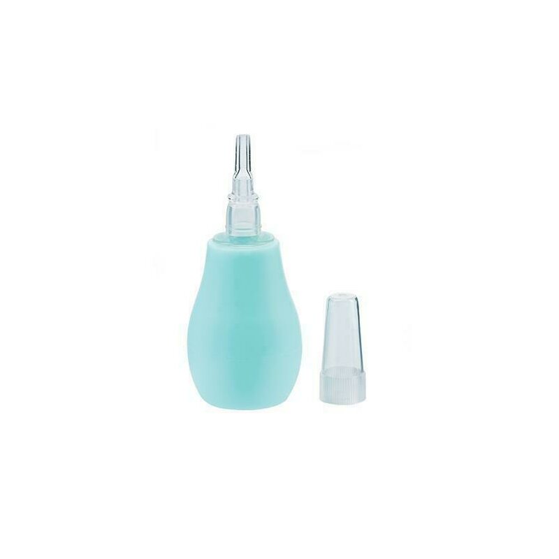 Babyono - aspirator nazal manual, cu varf din silicon, 0 luni+, albastru