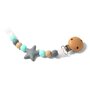 BabyOno - Lant suzeta din silicon, Universal, Stea Multicolora