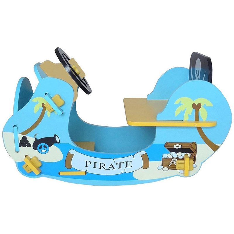 Style - Balansoar din lemn Blue Pirate Boat