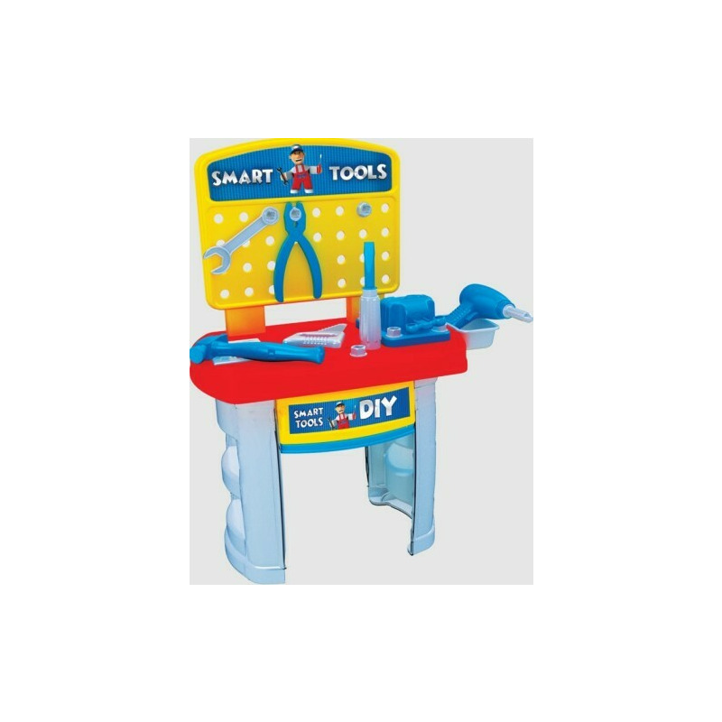 Banc de lucru cu unelte pentru copii, 35 piese, smart tools, 130