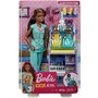 Mattel - Papusa Barbie Doctor pediatru, Verde - 1