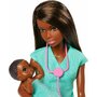 Mattel - Papusa Barbie Doctor pediatru, Verde - 7