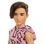 Mattel - BARBIE PAPUSA BAIAT FASHIONISTAS CU MAIOU CU IMPRIMEU CU FULGERE - 5