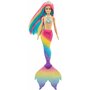 Mattel - Papusa Barbie Sirena , Dreamtopia , Isi schimba culoarea - 7