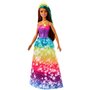 Mattel - Papusa Barbie Printesa Dreamtopia,  Cu coronita galbena - 2