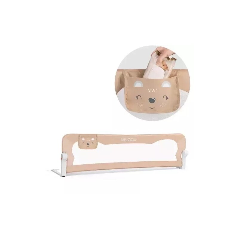 Ricokids - bariera de pat 150 x 42 x 35 cm - bej