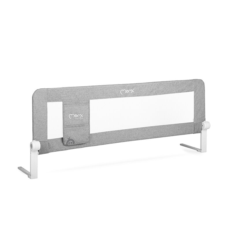 Momi - bariera de siguranta rabatabila pentru pat, lexi, light grey
