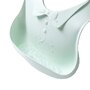 Little Mom - Baveta moale cu buzunar Stylish Baby Bib Green - 9
