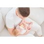 Mombella - Biberon Anticolici  Breast-Like, 210ml, Tetina M flux mediu, PPSU, Ivory - 6