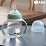 Beaba - Biberon de invatare 2 in 1 din Tritan  210 ml Sage Green - 5