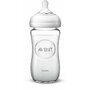 Philips Avent - Biberon Natural, 1 luna+, 240 ml, din Sticla, Fara BPA, Transparent - 1