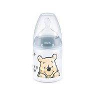 Nuk - Biberon First Choice 0-6 luni, Cu tetina din silicon Winnie The Pooh din Poliamida (Pa) 150 ml, Albastru