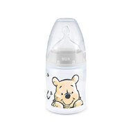 Nuk - Biberon First Choice 0-6 luni, Cu tetina din silicon Winnie The Pooh din Poliamida (Pa) 150 ml, Gri