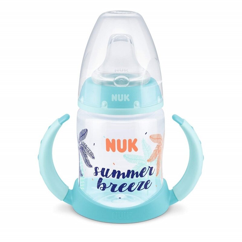 Nuk - nuk - biberon first choice beach edition cu toarte 150ml bleu