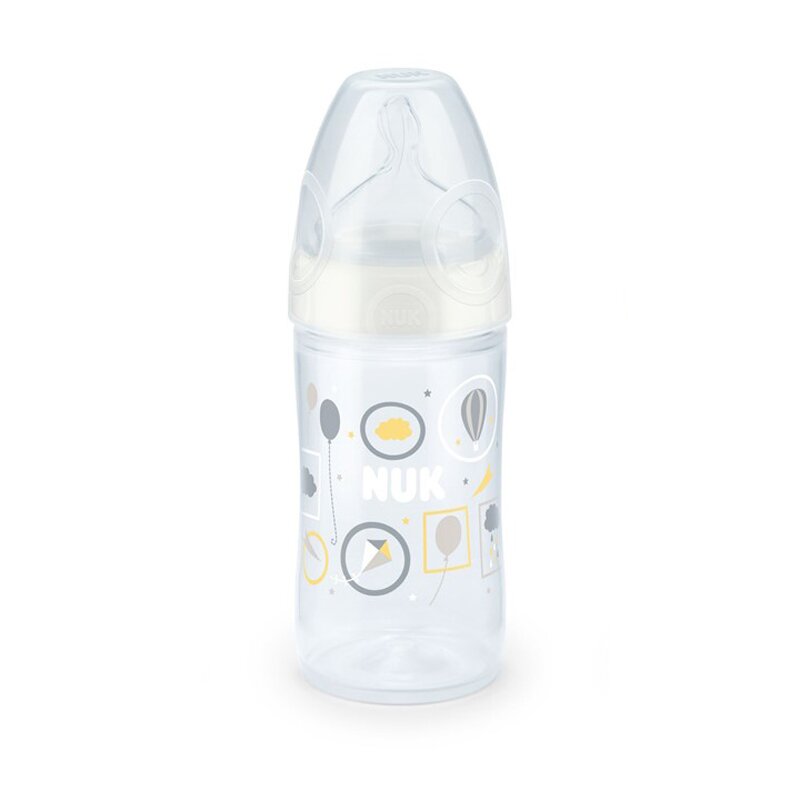 Nuk - nuk - biberon new classic 150 ml tetina silicon 0-6 luni alb