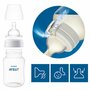 Biberon, Philips Avent, Anti-colici, 260 ml, Fara BPA, Usor de curatat, Tetine cu structura striata contra aplatizarii, 1 luna+, Transparent - 6